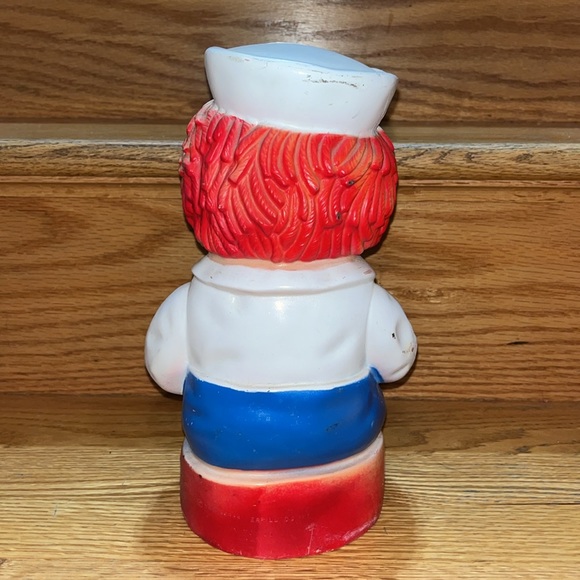 Vintage Raggedy Andy Doll Plastic Bank 1972 Collectible - Picture 2 of 4